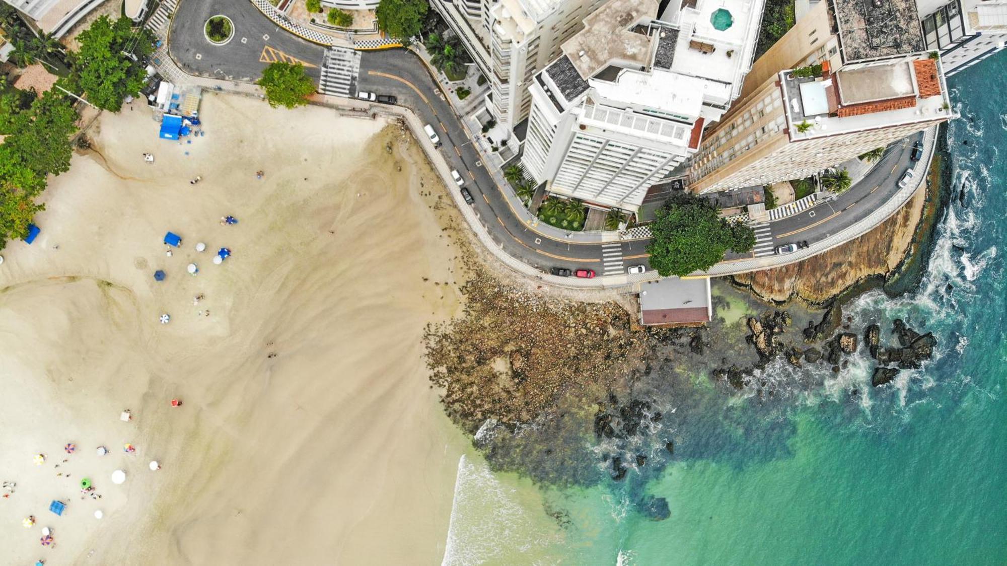 Vista Incrivel Beira-Mar Espacoso 4 Qts Ac Guaruja Exterior photo